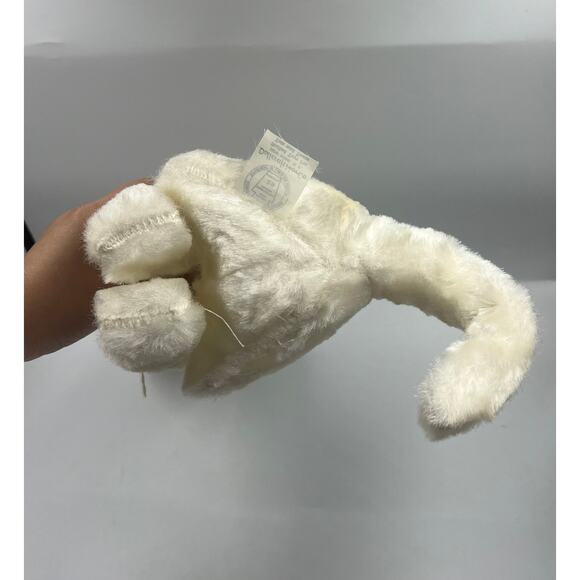 Vintage 1960's Dollcraft Laverne & Shirley Boo Boo Kitty Stuffed White & Red 20" - Picture 9 of 10